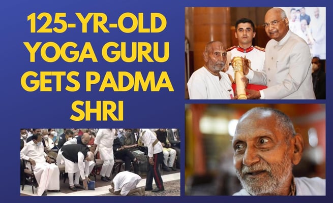 125-yr-old Yoga Guru gets Padma Shri