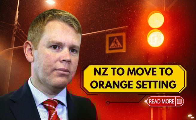 All of NZ to move to orange setting from 11.59pm tonight