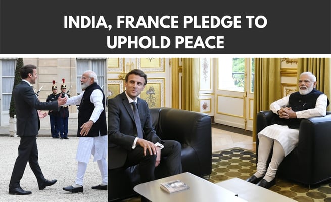 India, France pledge to uphold peace, stability in Indo-Pacific region