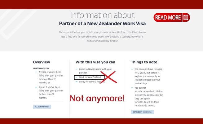 Immigration re-balance plan: Partners of future work visa holders to not get “open work visa”