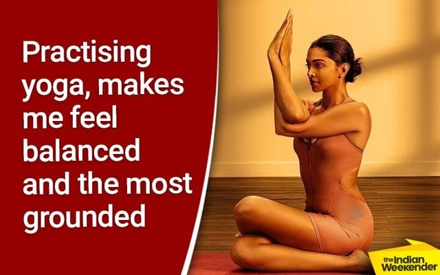 Practising yoga, makes me feel the most centred: Deepika Padukone