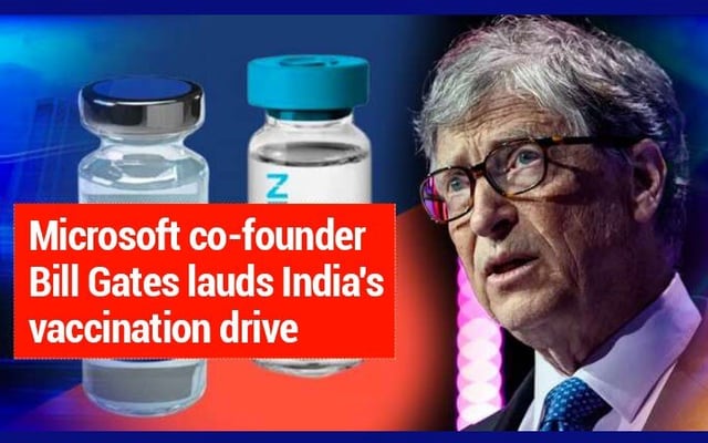 Bill Gates lauds India's vaccination drive in meeting with Mansukh Mandaviya at Davos