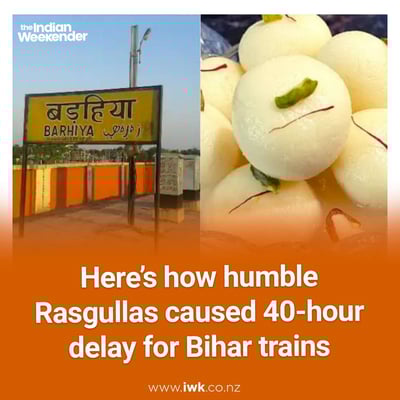 When Humble Rasgulla Led to a 40 Hours Delay of Bihar Trains