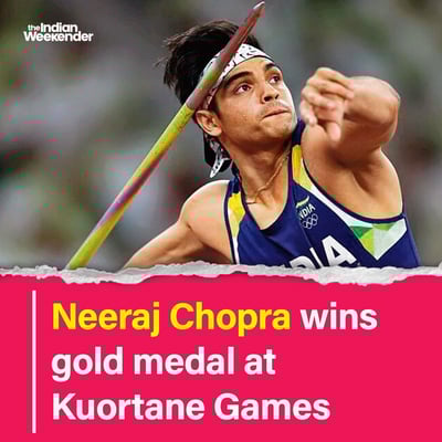 Neeraj Chopra clinches gold in Kuortane Games with a throw of 86.69 metres