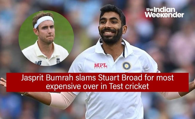 It was pretty unlucky: James Anderson on Stuart Broad's 35-run over against Bumrah