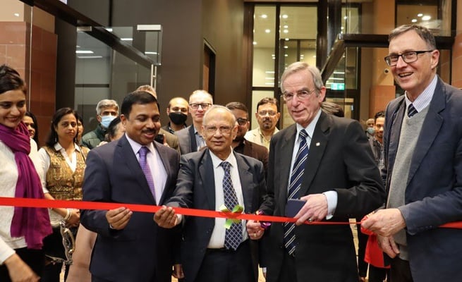 Book launch followed by library opening at Indian High Commission
