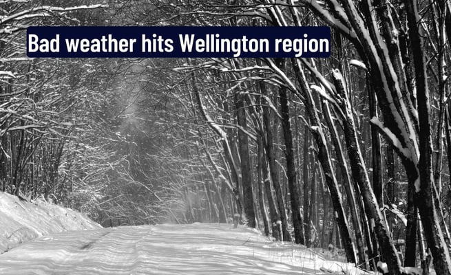 Bad weather hits Wellington region with huge waves, high winds and snow forecast