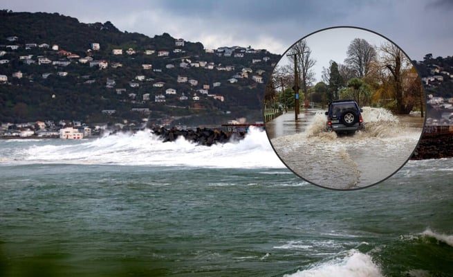 Bad weather hits Wellington region with huge waves, high winds and snow forecast