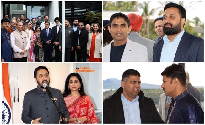 India's I-Day celebrations at Hon Consul's home