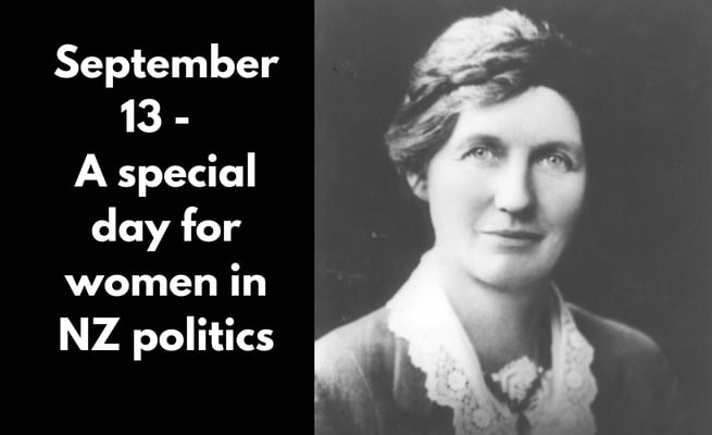 The significance of September 13 in NZ political history