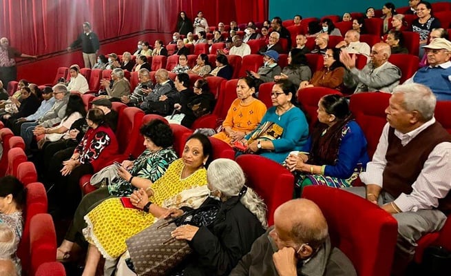 Senior citizens enjoy special screening of film Uunchai