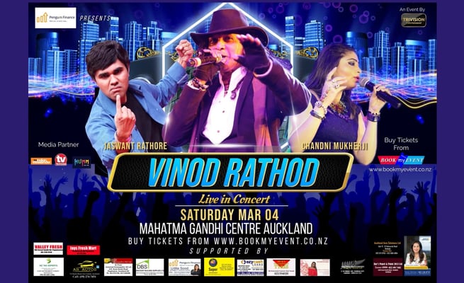 Vinod Rathod to perform his enchanting melodies in Auckland