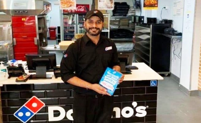 Wellington store owner bags Domino’s award