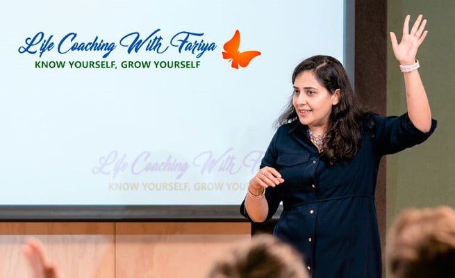 Life coaching with Fariya can enable you to transform your life and achieve success