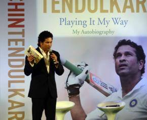 Tendulkar releases autobiography 'Playing It My Way'