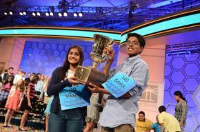 Again! Two Indian American students Spelling Bee co-winners