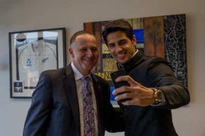 Sidharth Malhotra's rendezvous with John Key