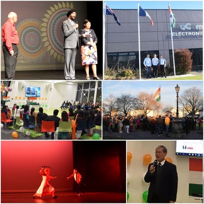 Celebrating the tricolour in Canterbury