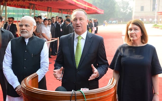 John Key's tryst with India