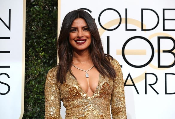 Get Priyanka's golden look from Golden Globes