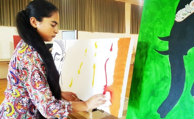 Painting Buddha was ‘therapeutic’, says young artist