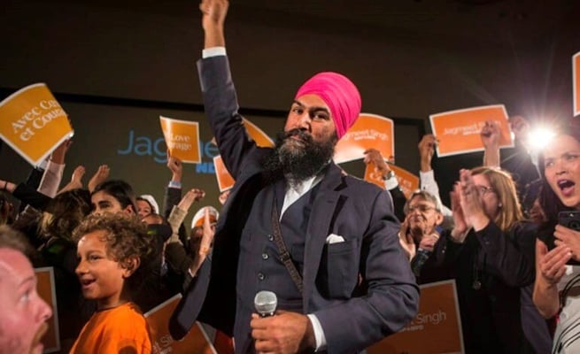 A 'game-changer': Jagmeet Singh 'kicks the door open' and wins NDP leadership