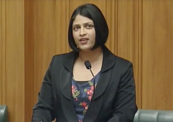 Priyanca delivers maiden speech in NZ parliament with aplomb