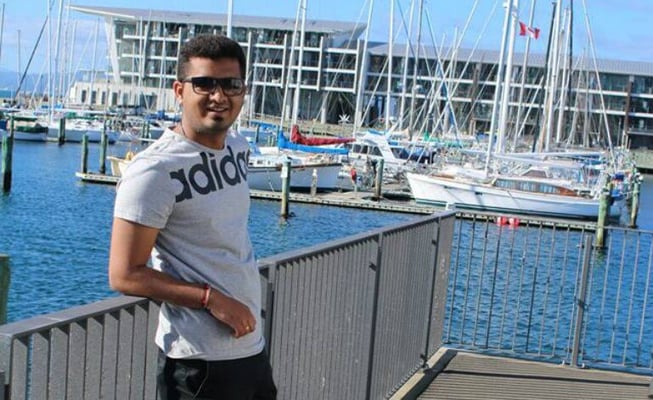 Hemin Limbachiya bids goodbye to New Zealand