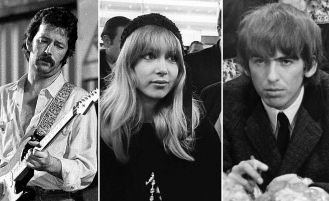 Eric Clapton, a close friend to George Harrison, harbored romantic feelings for Pattie Boyd.