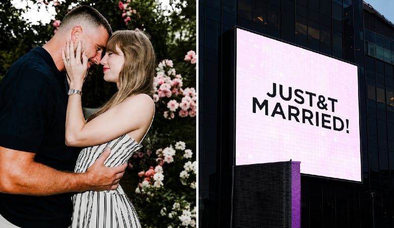 Taylor Swift and Travis Kelce tie the knot