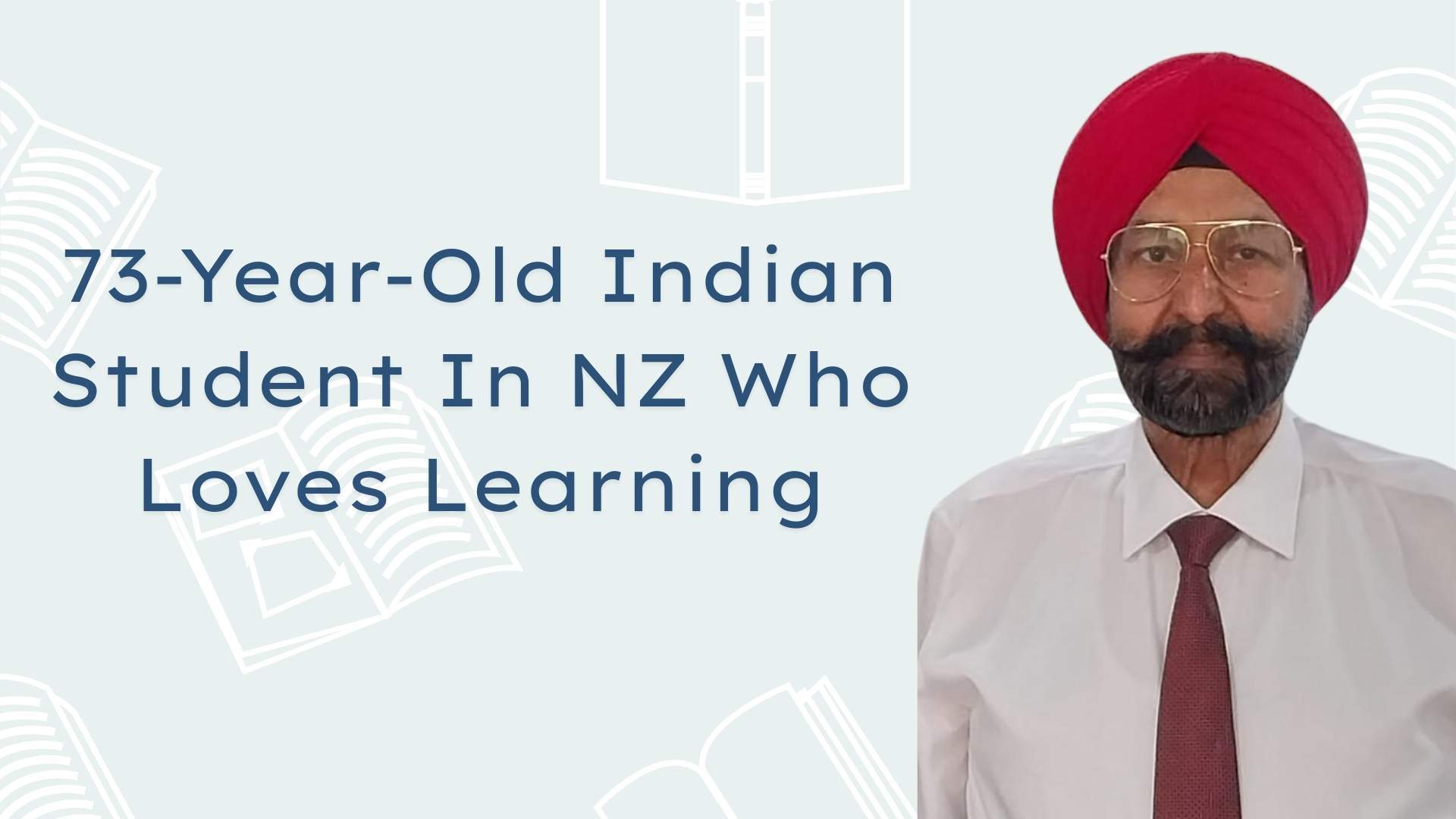 73-Year-Old Indian Student In NZ Who Loves Learning