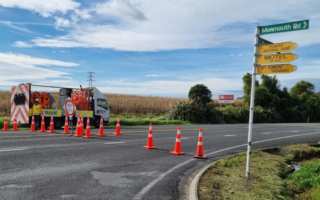 Traffic blocked at Stratford