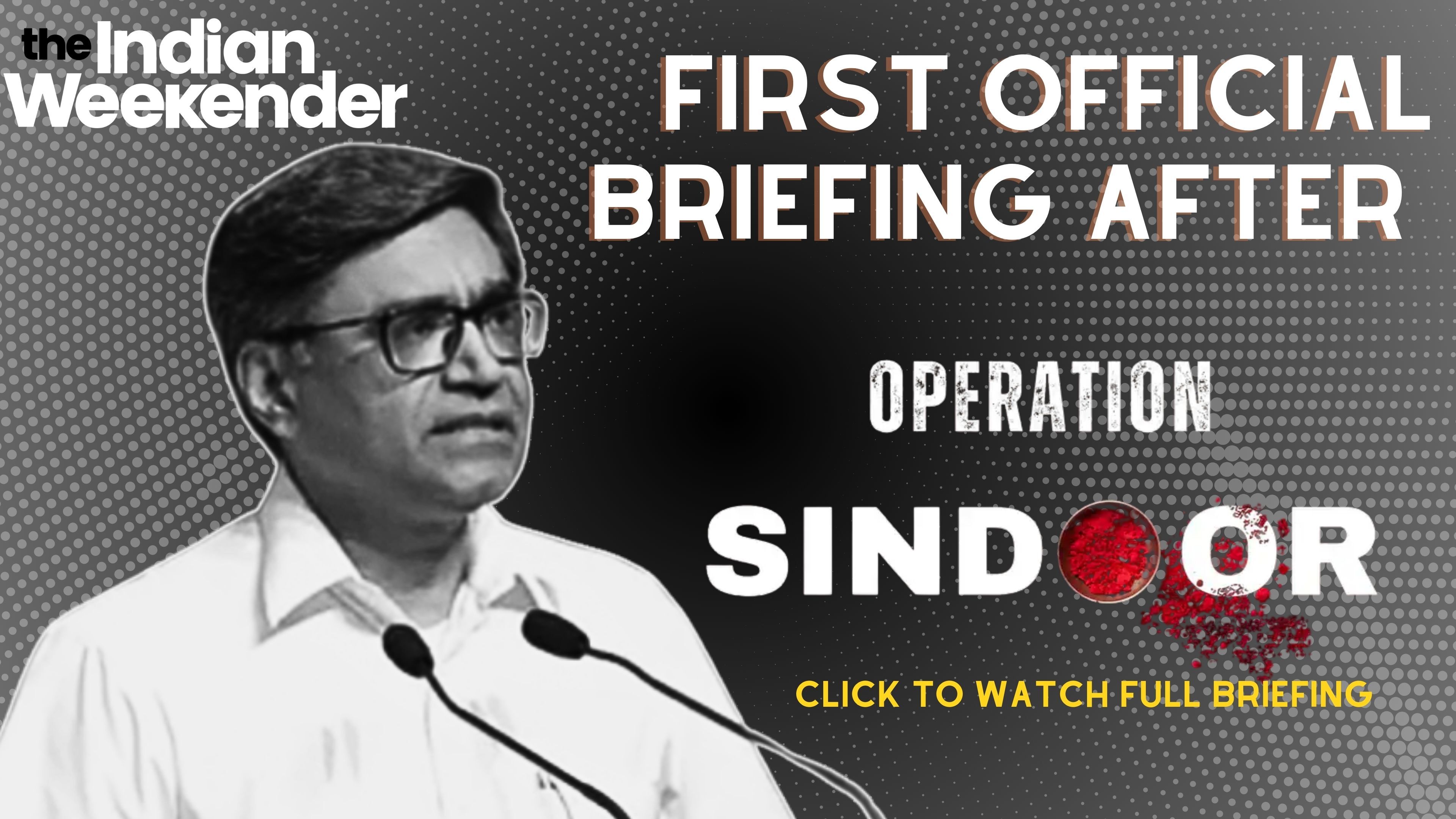 India Holds First Official Briefing After Operation Sindoor on Pakistan, PoK