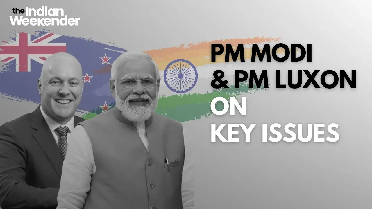 Watch the full live of Prime Minister Narendra Modi and New Zealand PM Christopher Luxon